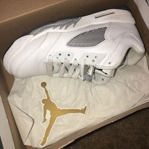 Air jordan 5 retro low gg / wolf grey